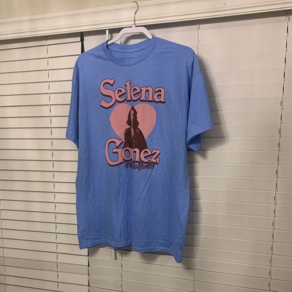 Selena Gomez Sky Blue Tee